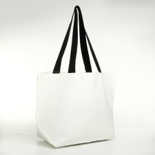 Bag Hoz A single -flower, 35*17*33, department without lightning, handle dl 70cm, white