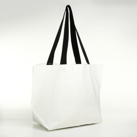 Bag Hoz A single -flower, 35*17*33, department without lightning, handle dl 70cm, white