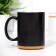 Sublimation mug "Dop and leave", chameleon, black color, volume 320 ml