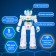 Robo-Dihrug robot, with remote and sensory control, Russian chip, blue color