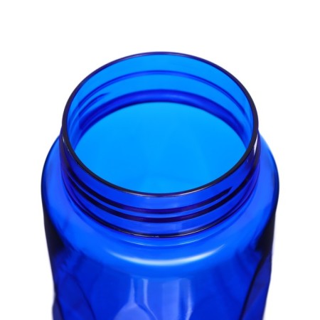 Water bottle, 700 ml, shapes, with a drinker, 25 x 7 cm, blue-3