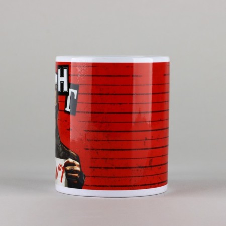New Year. Ceramic mug "Male New Year", 320 ml, white color-1