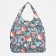 Household bag on the button, the color is gray/multi -colored