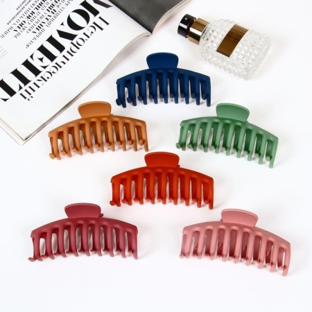 Hair crab "Matte suite" 10.5 cm, mix-1