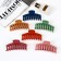 Hair crab "Matte suite" 10.5 cm, mix