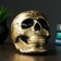 Pigger "Skull" gold 17x13cm