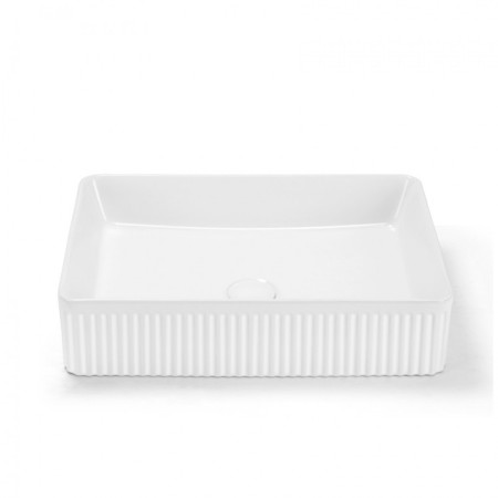 ABBER RECHTECK AC2216 sink, overhead, 510x370x120 mm, white-1