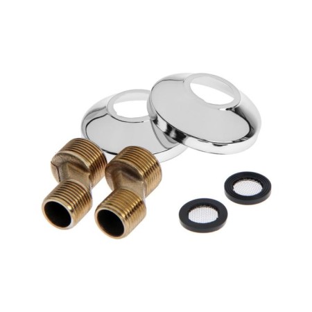 Accoona A7171 bath mixer, two -wound, brass, chrome-3