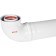 The chimney element Rommer RCA-6010-240900 Standard, D = 60/100 mm, L = 900 mm, flange
