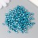 Cube glass 4x4 mm "metallic. Blue" set 20 grams