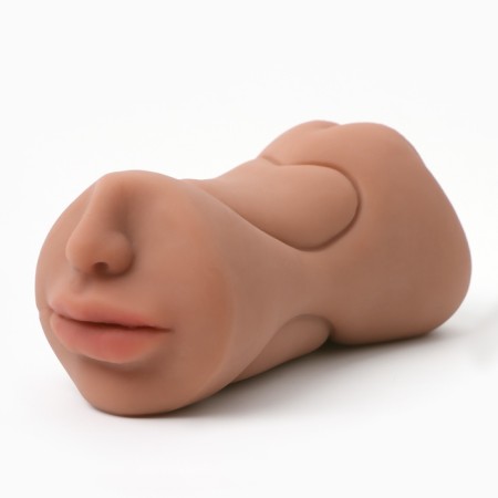 Masturbator Oka-hips 3 in 1, super realistic, dark-1