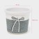 Kashpo for flowers wicker "bow" 10.5 × 10.5 × 9 cm, color mix