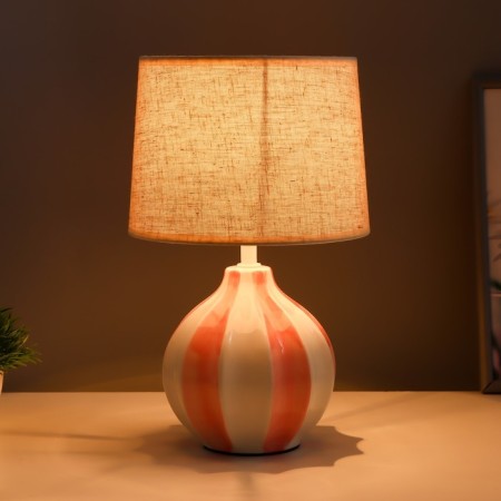Board lamp "Leila" E14 40W white-pink 20x20x33 cm Risalux-1
