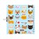 Gift notebook, 45 sheets, line, on the castle, on the crest, cats (13x13.5cm)