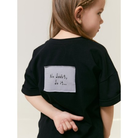 T -shirt Children's Amarobaby Stripe, height 116 cm, black color-2