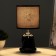 Laura table lamp E14 40W Black 13x13x25 cm Risalux