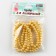 Glass beads, set 140 pcs., Size 1 pc. - 6 mm, yellow color