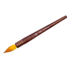 Artistic brush for calligraphy gamma, Round synthetics, No. 12, short handle without a clip 150901