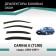Defly window deflectors, for Toyota Carina E (T190), 1992-1997, sedan