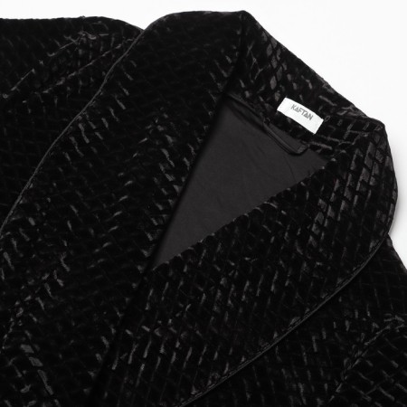 Women's robe KAFTAN "velvet" p. 40, black-7