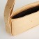 Female bag, baguette, on lightning, beige color