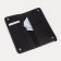 Male purse on buttons, for bills, for cards, black color