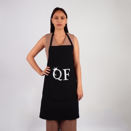 Apron for the master, the color is black-1