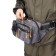 Сумка рыболовная СЛЕДОПЫТ Fishing Hip Bag, 28х21х17 см, цвет серый