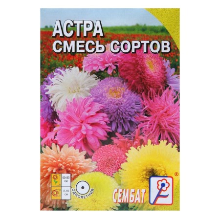 Astra flowers, a mixture of varieties, 0.2 g-4