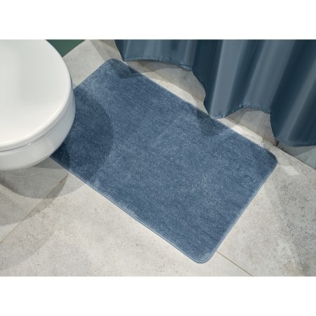 Bathroom soft rug, 50x80 cm, blue color-2