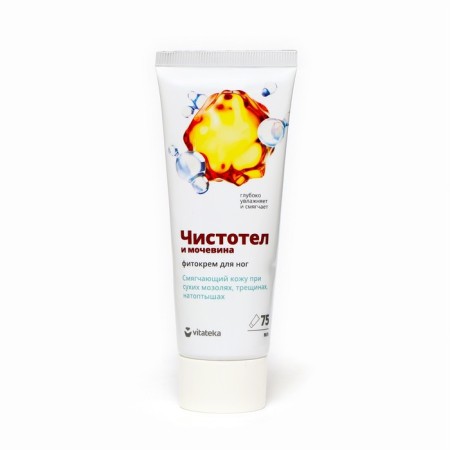Vithetek and urea butthetele phyto-cream Cremers with dry corns, cracks, 75 ml-1