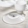 Tea steam porcelain Wilmax, 2 items: a cup 330 ml, a saucer d = 15.6 cm, white color