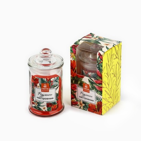Candle in the Bank "Rainbow mood", tropical aroma-2