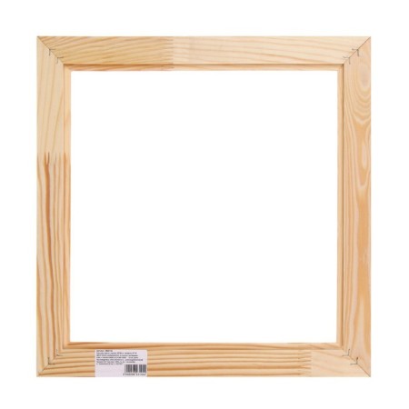 Frame for paintings (mirrors) 30 x 30 cm, profile 37 x 18 mm, emma, unpainted wood (suitable for decoration)-1