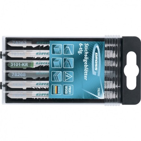 Set of paintings GROSS 78290, for an electrician, on wood, 6pcs., Profi, plastic case-1