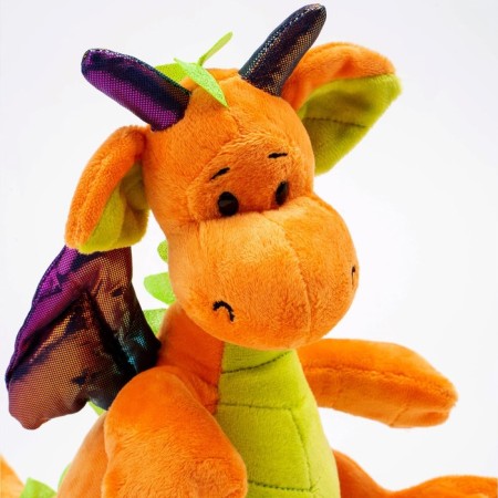 Soft toy "Dragon", 23 cm, orange color-1
