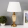 Table lamp with lampshade Risalux "Camellia", E27, 40 W, Brass, 29 × 29 × 29.5 cm