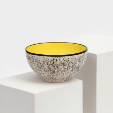 Persia salad bowl, ceramics, yellow, 15 cm, 700 ml, 1 variety, Iran