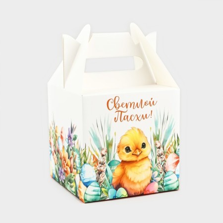 Folding box "Light Easter!", 14 x 14 x 14 cm