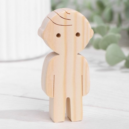 Harvesting for creativity "Figure Boy with a oblique bang" 8x3.7 cm