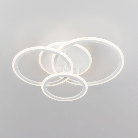 Ceiling Citilux "Trinity" CL238130, 61.5x47.5x13 cm, 3x25W, LED, white color-2