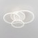 Ceiling Citilux "Trinity" CL238130, 61.5x47.5x13 cm, 3x25W, LED, white color