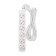Extension cord Standard 6 nests, 5m, 3x1.0mm², s/h, white rexant
