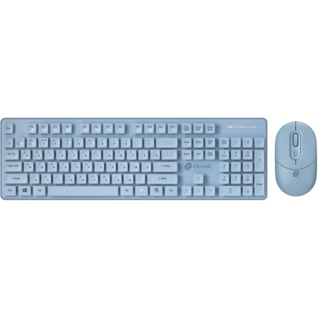 Keyboard + mouse oller S265W Claw: Blue Mouse: Blue USB Wireless Bluetooth/Radio MU 107807
