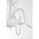 Tomas 3x60W E14 chandelier is white, gold