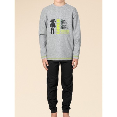 Set for boys, height 134 cm, gray color-1