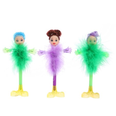 Calligrata Punner "Pooh-doll", ballpoint, on a stand, mix-1