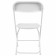 Folding stool Brabix Golf CF-002, white frame, white plastic