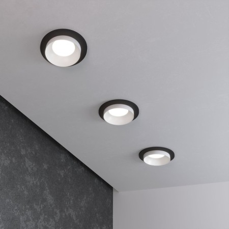 Luminaire Interceptible Elektrostandard, Solar, 92x92x35.5 mm, GU10, white, black color-2