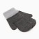 Baby mittens Minaku, col. Gray, 20 cm
